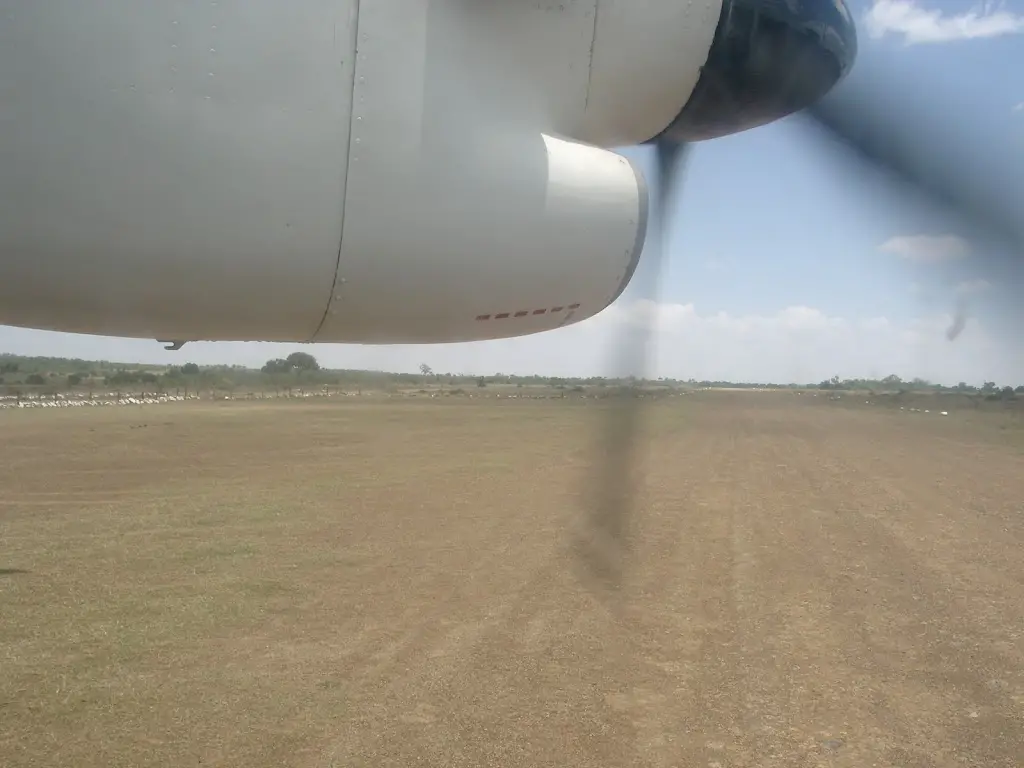 landing strip at Maasai Mara