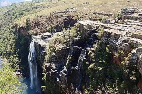 waterfall in the panorama route