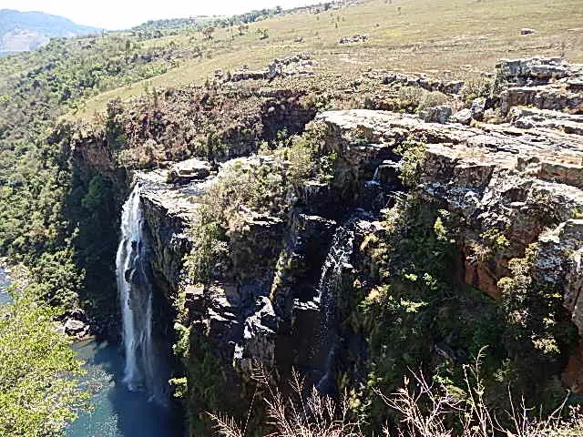 waterfall in the panorama route