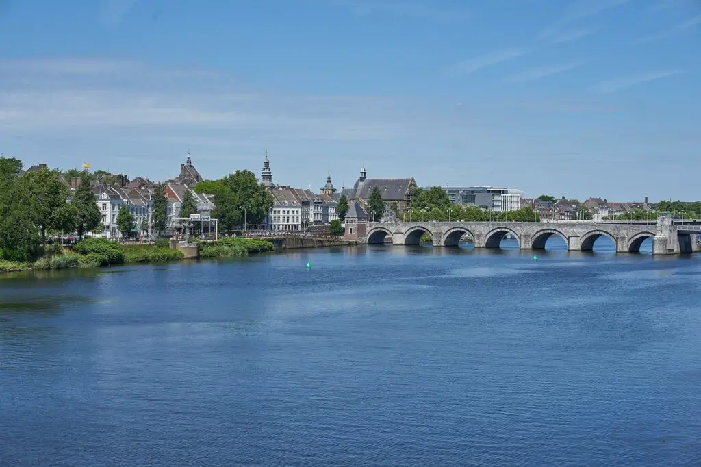 the old bridge in Maastricht