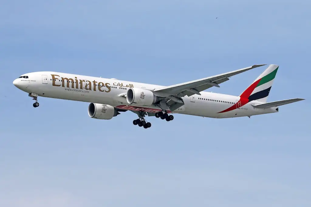 Emirates plane