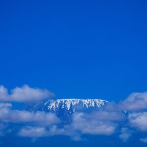 Mount Kilimanjaro in Tanzania, capturing the awe-inspiring beauty of Africa's highest peak