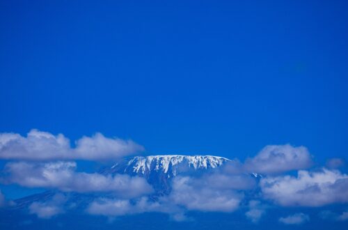 Mount Kilimanjaro in Tanzania, capturing the awe-inspiring beauty of Africa's highest peak