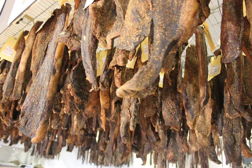 The artistry of biltong, a kind of cured meat