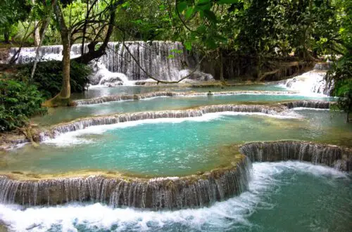 the tranquil vibes of Luang Prabang, where ancient temples whisper stories and the Mekong and Nam Khan rivers weave a serene melody.